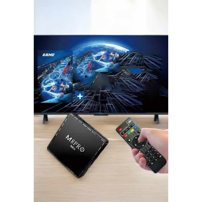 Oyun Konsolu Çift Kollu 1000 Oyunlu TV Box Netflix Youtube Atari
