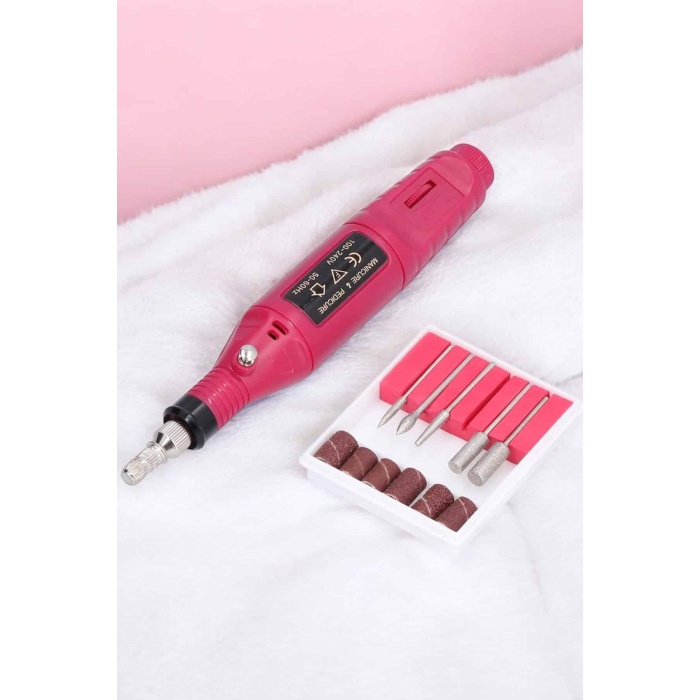 Nasır Temizleyici Manikür Pedikür Seti Elektrikli USB Girişli