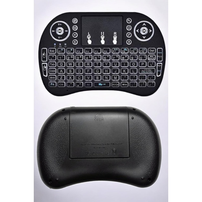 Işıklı Kablosuz Mini Q Klavye Tüm Cihazlara Uyumlu