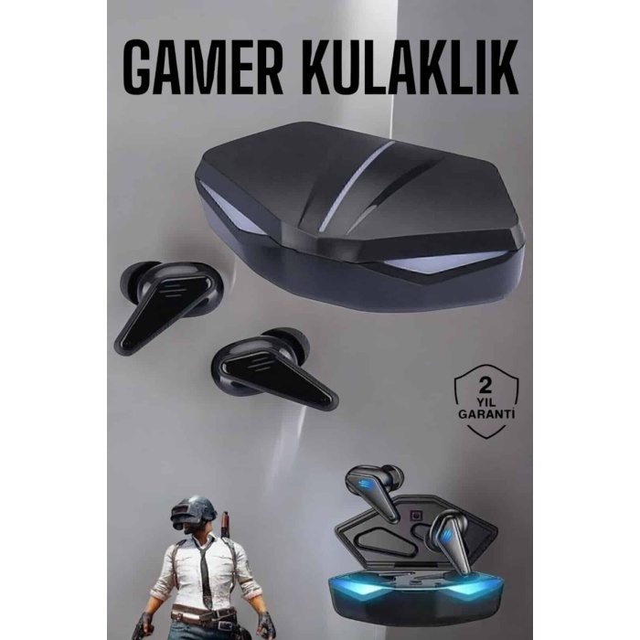 Bluetooth Gamer Oyuncu Kulaklığı ANC Özelliği Yüksek Ses Kaliteli