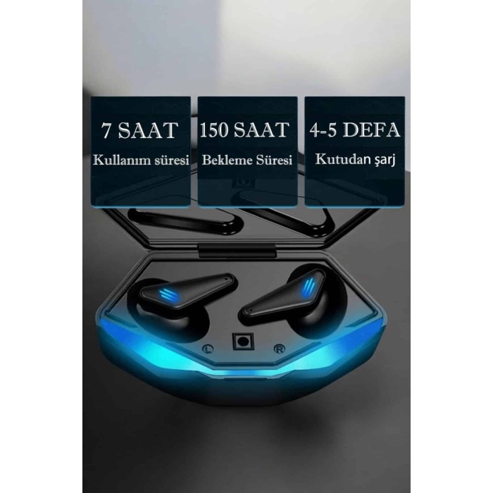 Bluetooth Gamer Oyuncu Kulaklığı ANC Özelliği Yüksek Ses Kaliteli