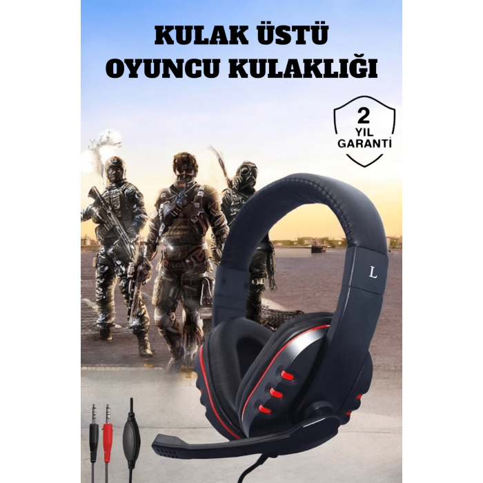 Mikrofonlu, Gürültü Engelleyici ve Dayanıklı Kulaklık: Oyun Performansınızı Zirveye Taşıyın