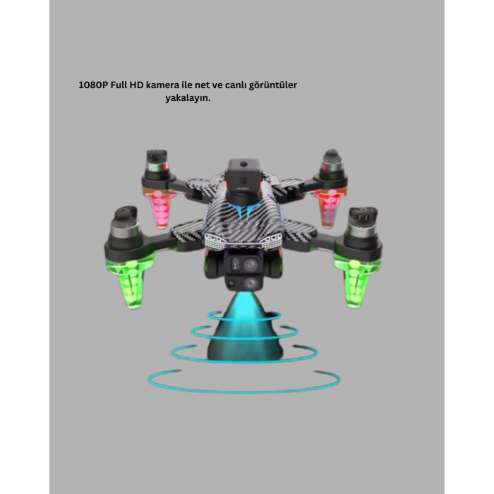 1080P Kameralı Drone Katlanabilir Tasarım Kolay Kullanım