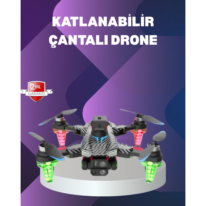 Katlanabilir Drone 1080P Kamera Full HD Çekim Hafif ve Taşınabilir