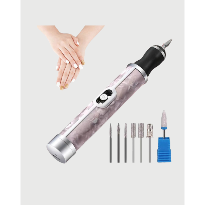 Ergonomik Saplı 20.000 RPM Hız Kontrollü Manikür Pedikür Makinesi