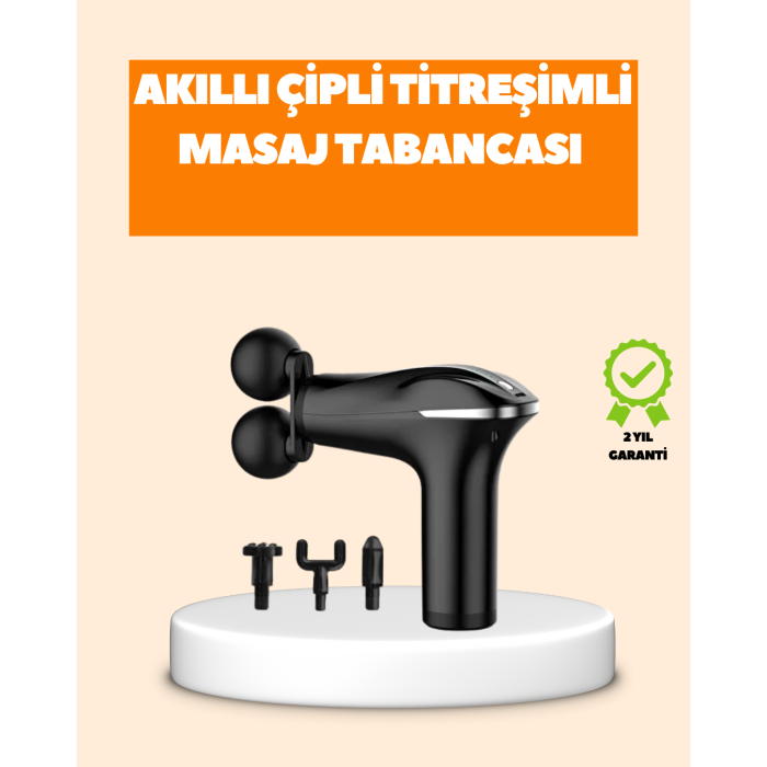 Titreşimli Masaj Aleti Şarjlı Masaj Tabancası Spor Sonrası Kas Gevşetici