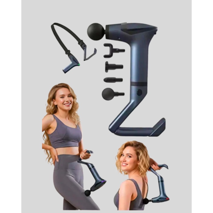 AKTÜEL 3in1 Taşınabilir Şarjlı Titreşimli Masaj Cihazı Çok Fonksiyonlu