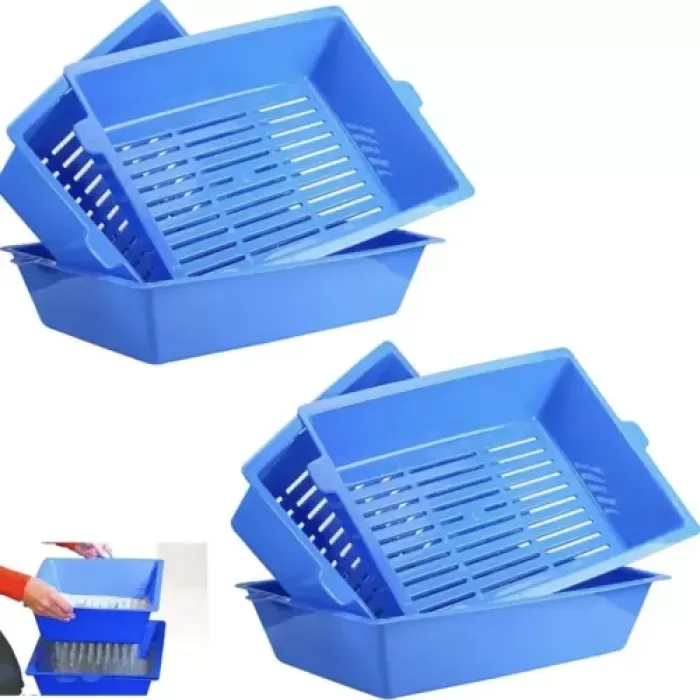 Elekli 3 Katlı Kedi Tuvaleti