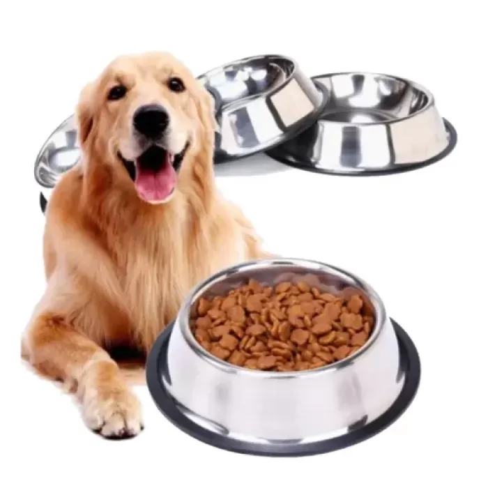 Paslanmaz Çelik Metal Mama Kabı