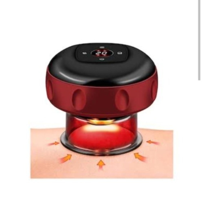 Vakumlu Hacamat Kupası, Şarjlı Kupa Çekme Hacamat Led Işıklı Masaj ve Selülit Kupası