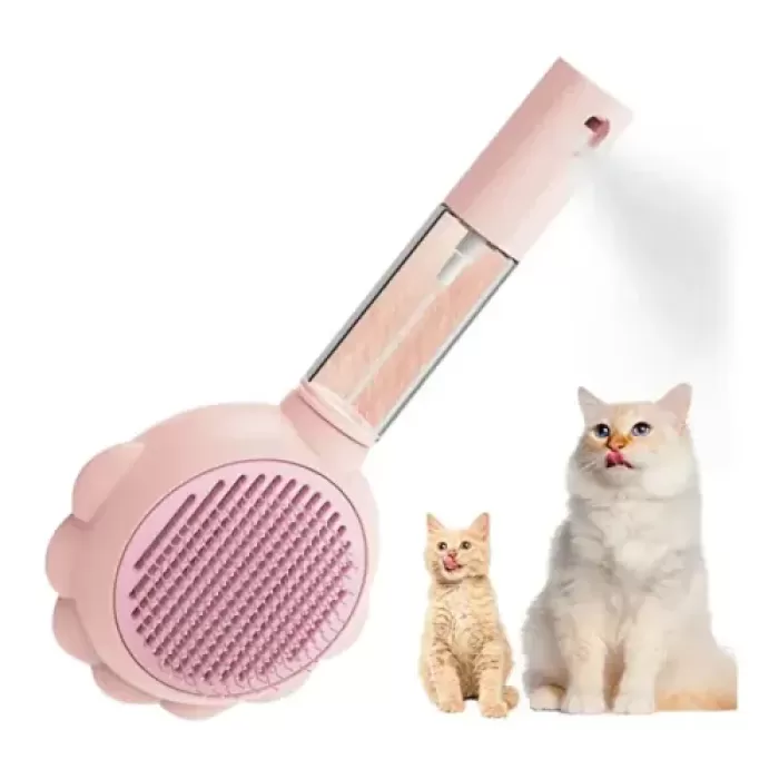 Basmalı Telli Su Sprey Hazneli Hayvan Fırçası