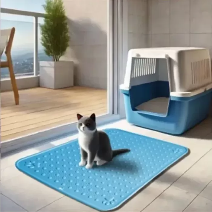 Mikopet Kaymaz Evcil Hayvan Tuvalet Önü Paspası