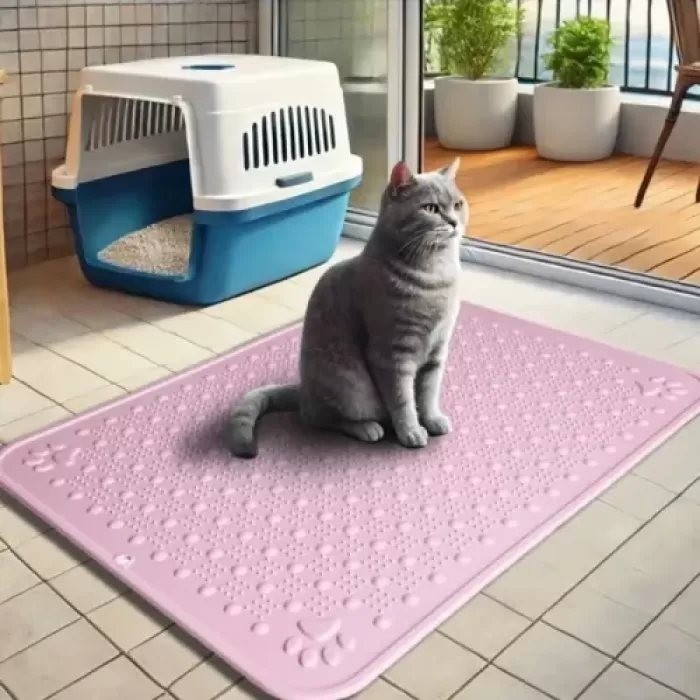 Mikopet Kaymaz Evcil Hayvan Tuvalet Önü Paspası