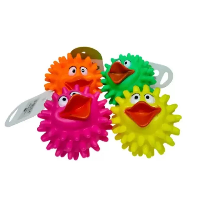 Ördek Figürlü Dikenli Köpek Oyun Topu