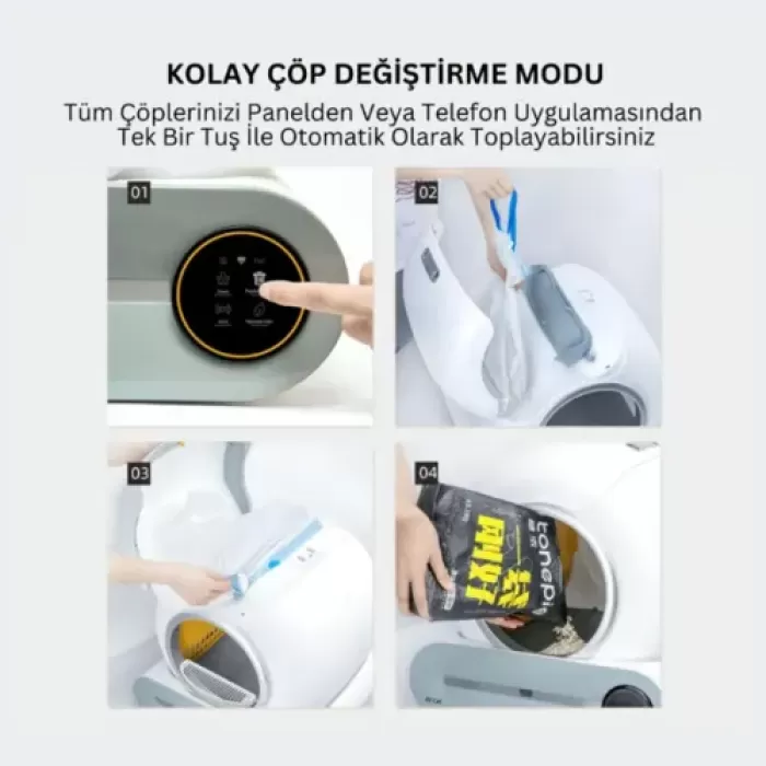 Akıllı Otomatik Kedi Tuvaleti