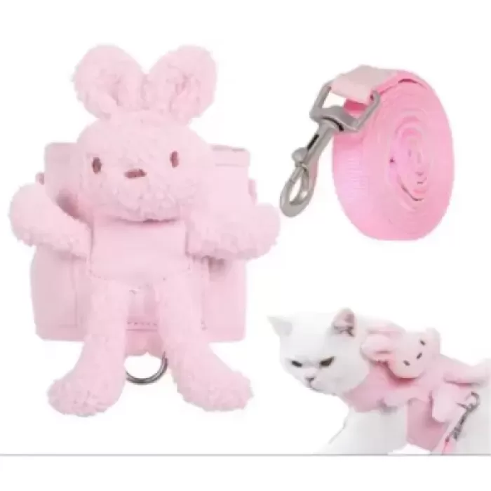 Peluş Ayıcıklı Göğüs Gezdirme Tasması Seti