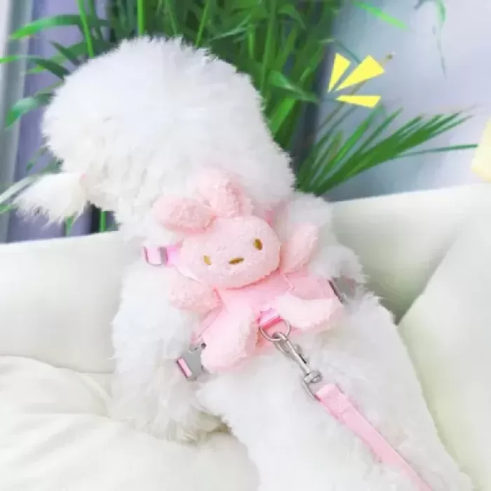 Peluş Ayıcıklı Göğüs Gezdirme Tasması Seti