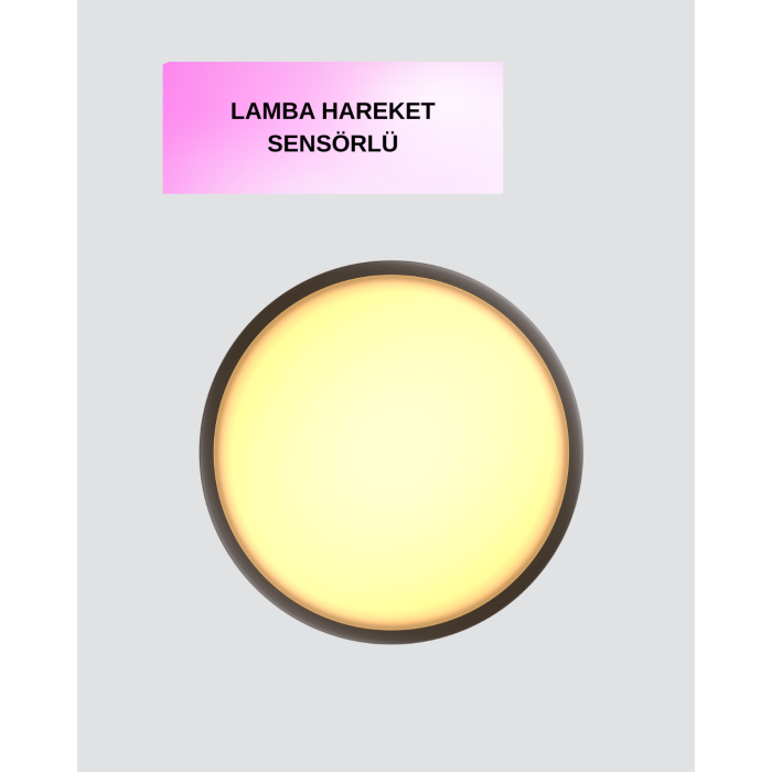 Hareket Sensörlü USB Şarjlı LED Gece Lambası Enerji Tasarruflu