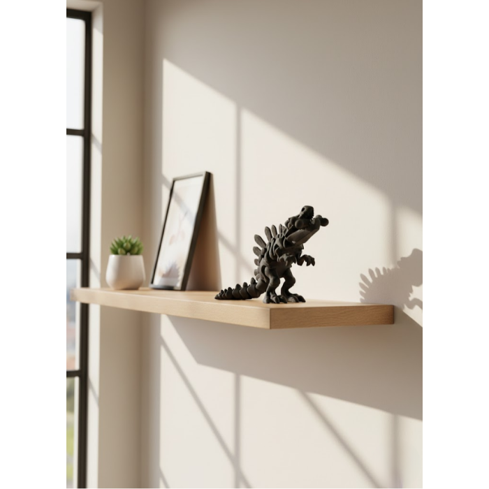 Hareketli Dinazor Figürü Dekoratif Oyuncak – Siyah Tasarım