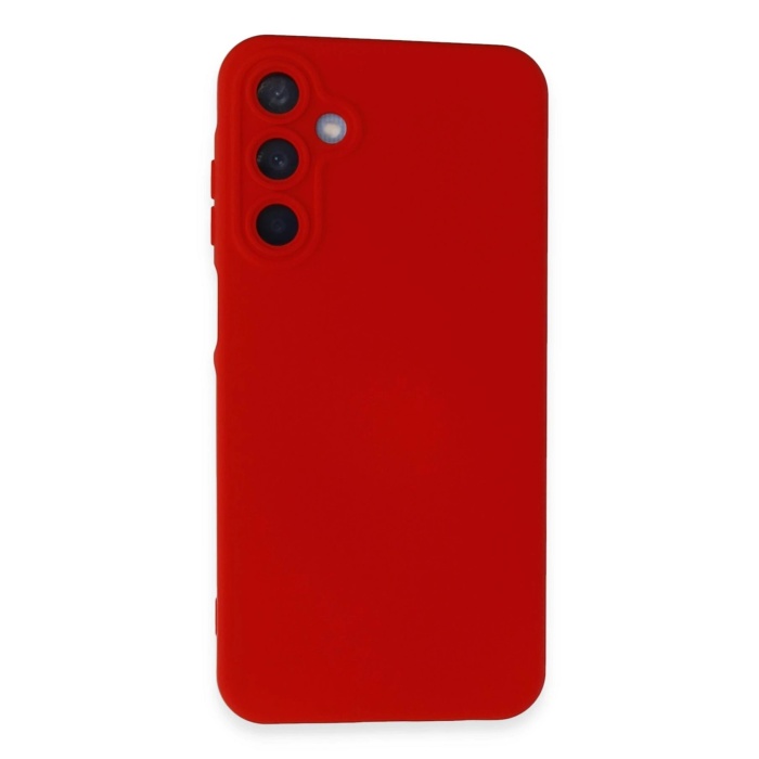 NTM Samsung Galaxy A55 5G Kılıf Nano içi Kadife Silikon - Kırmızı