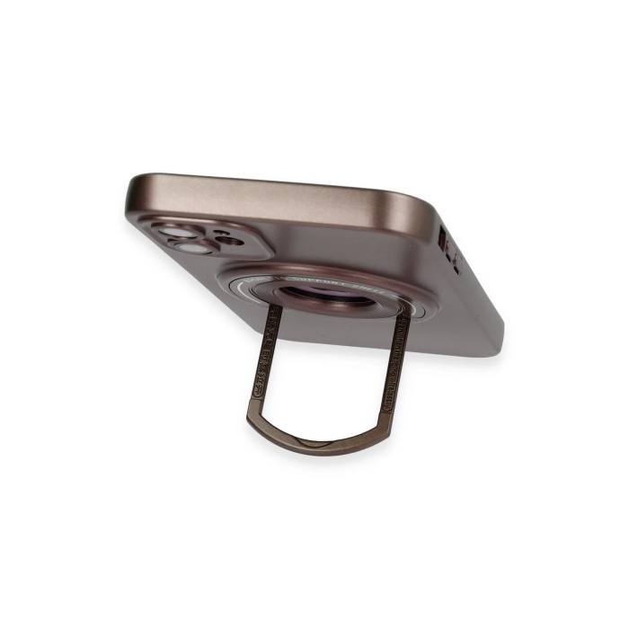 NTM iPhone 12 Kılıf Lukka Magneticsafe Kapak - Kahverengi