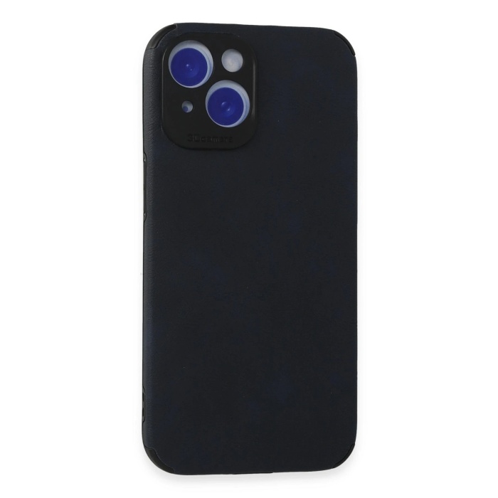 NTM iPhone 15 Kılıf Loop Deri Silikon - Lacivert