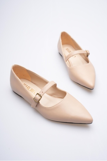 Isolde Kadın Nude Babet Ayakkabı