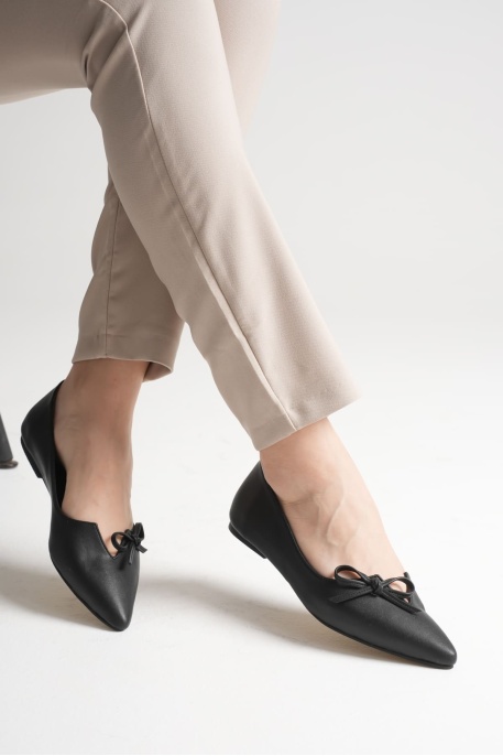 Clara Kadın Siyah Babet Ayakkabı