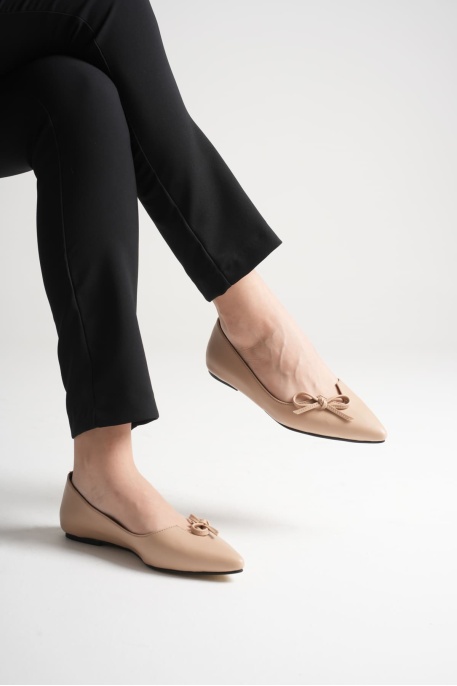 Clara Kadın Nude Babet Ayakkabı