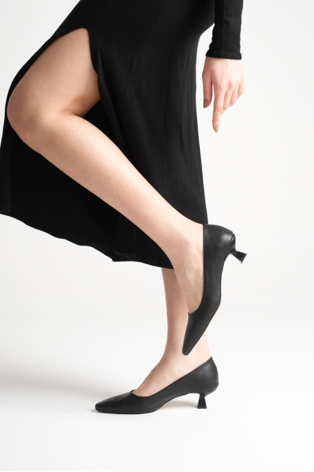 Alina Kadın Siyah Topuklu Ayakkabı