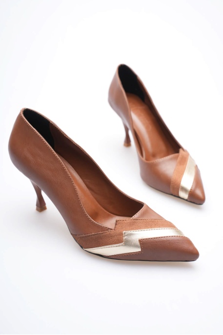 Stella Kadın Taba Topuklu Ayakkabı