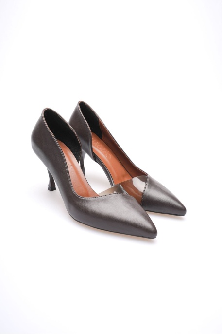 Carmen Kadın Acı Kahve Topuklu Ayakkabı