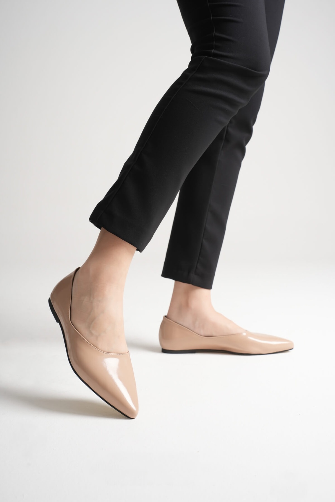 Ariana Kadın Günlük Nude Babet Ayakkabı