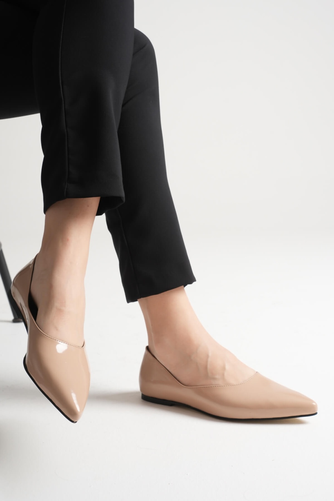 Ariana Kadın Günlük Nude Babet Ayakkabı