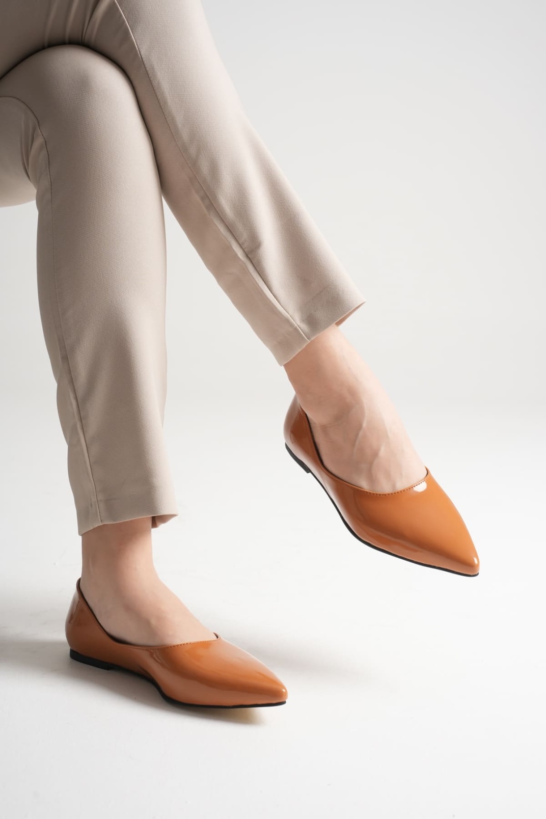 Ariana Kadın Günlük Turuncu Babet Ayakkabı