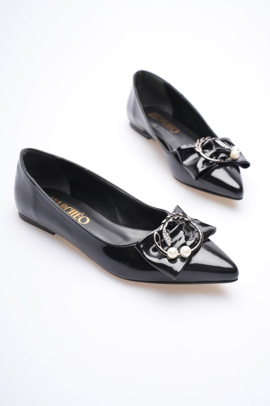 Charlotte Kadın Siyah Babet Ayakkabı