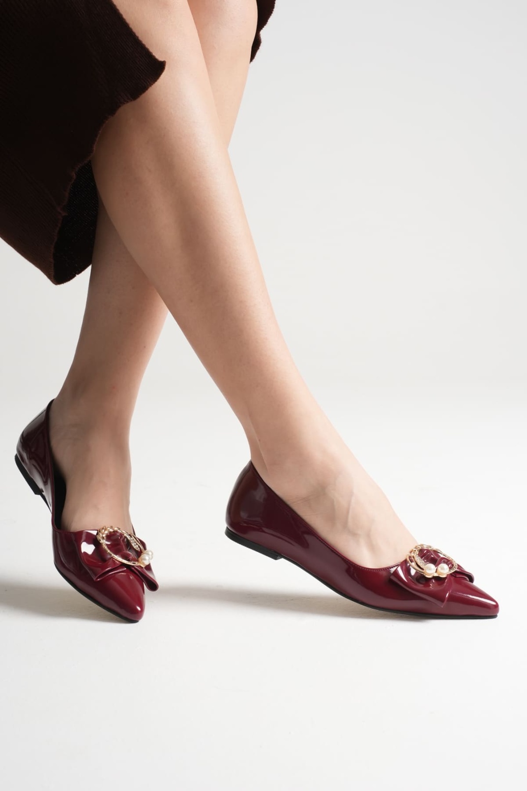 Charlotte Kadın Kırmızı Babet Ayakkabı