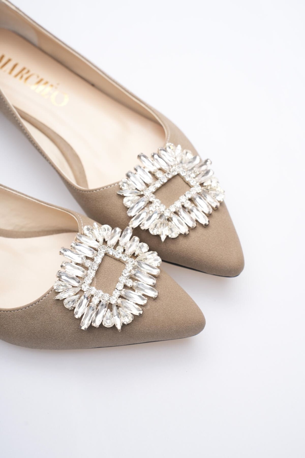 Arden Kadın Bej Süet Babet Ayakkabı