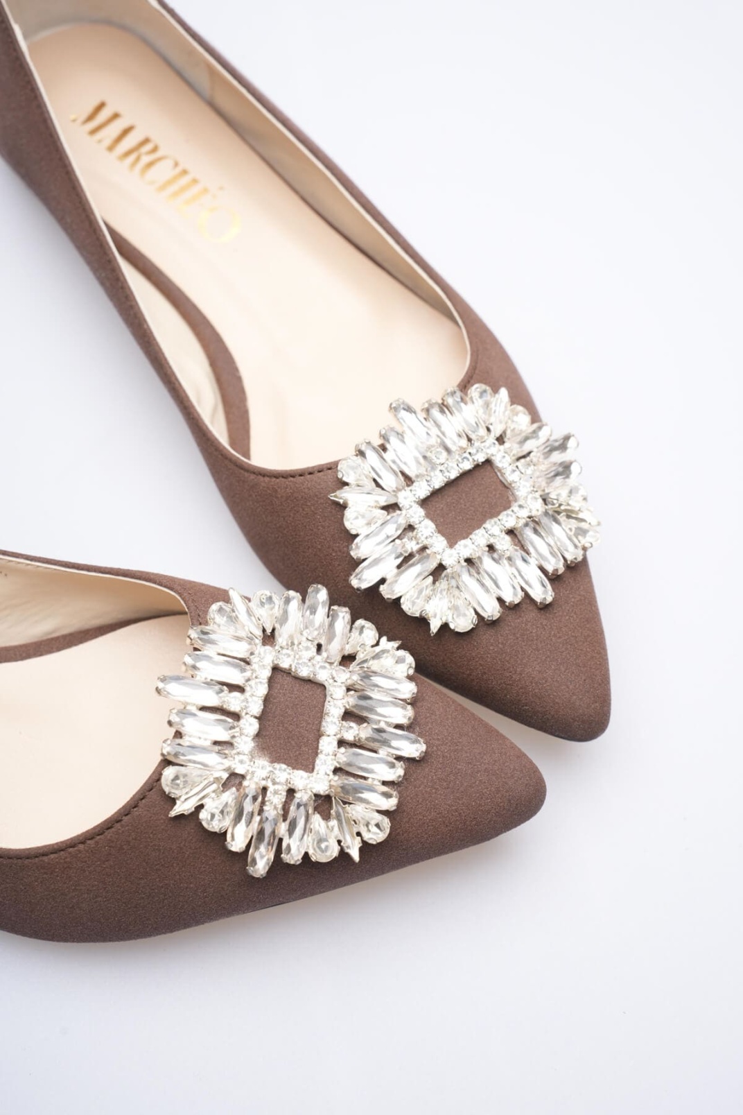 Arden Kadın Vizon Süet Babet Ayakkabı