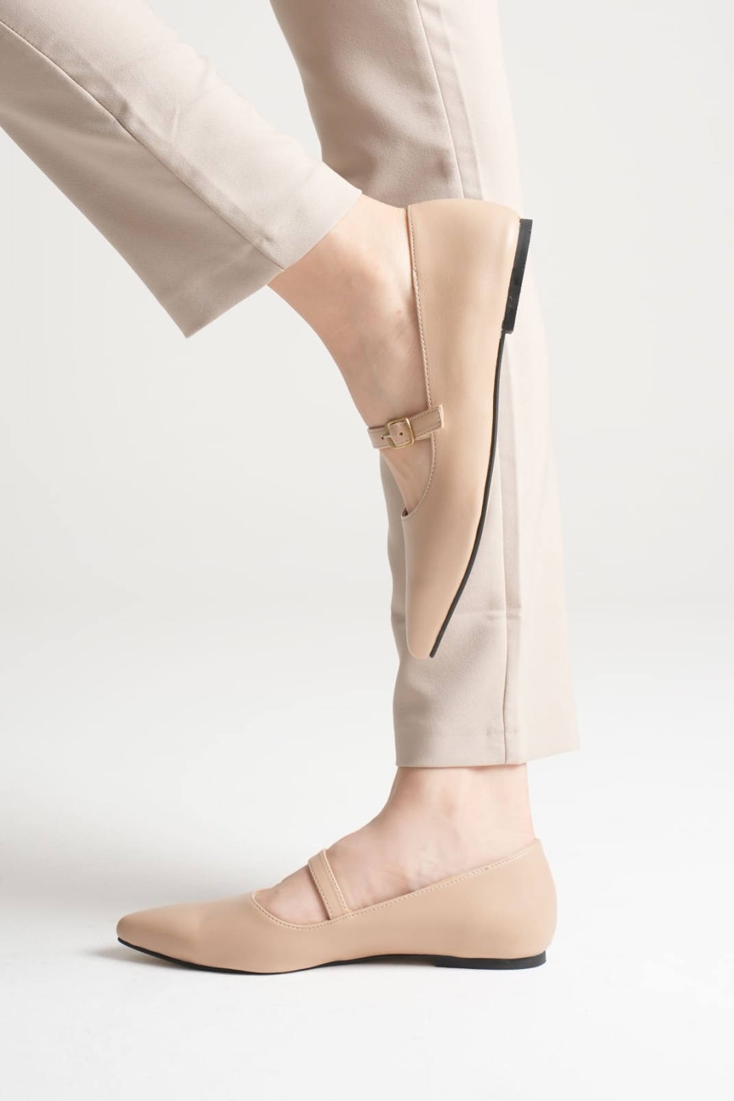 Isolde Kadın Nude Babet Ayakkabı