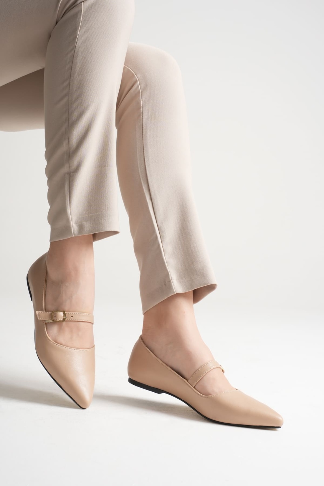 Isolde Kadın Nude Babet Ayakkabı