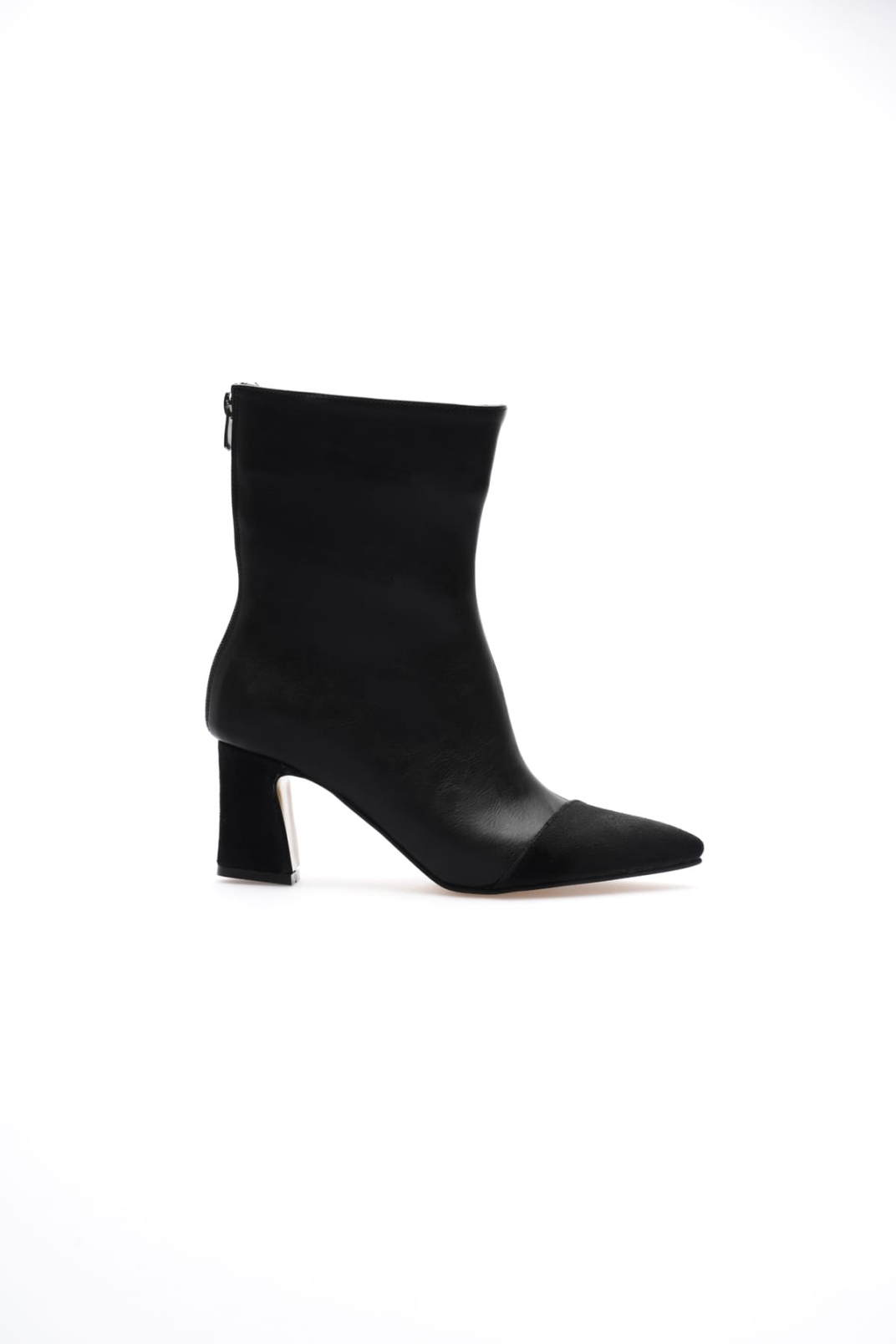 Lucinda Kadın Siyah Kalın Topuklu Kışlık Bot