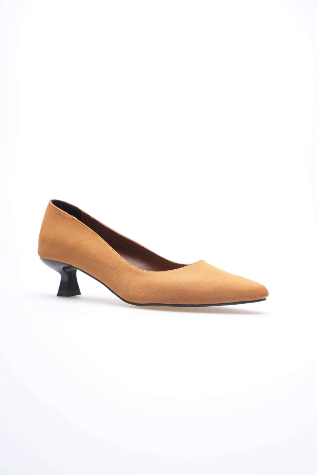 Alina Kadın Turuncu Süet Topuklu Ayakkabı