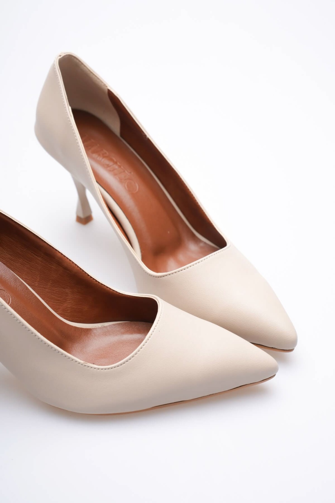 Louise Kadın Bej Topuklu Ayakkabı