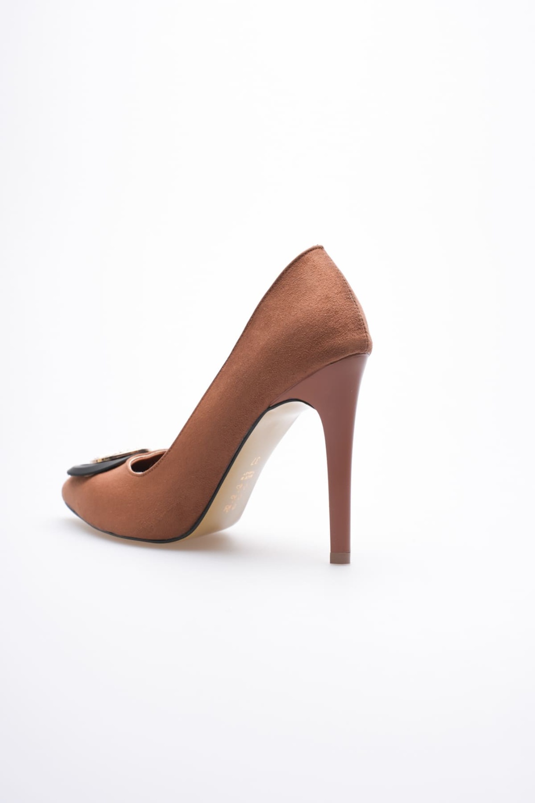 Rossie Kadın Taba Süet Topuklu Ayakkabı