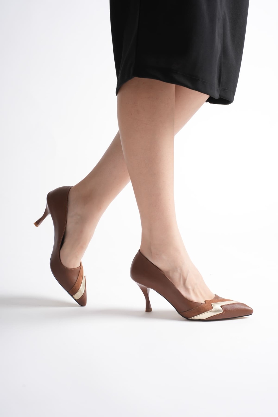 Stella Kadın Taba Topuklu Ayakkabı