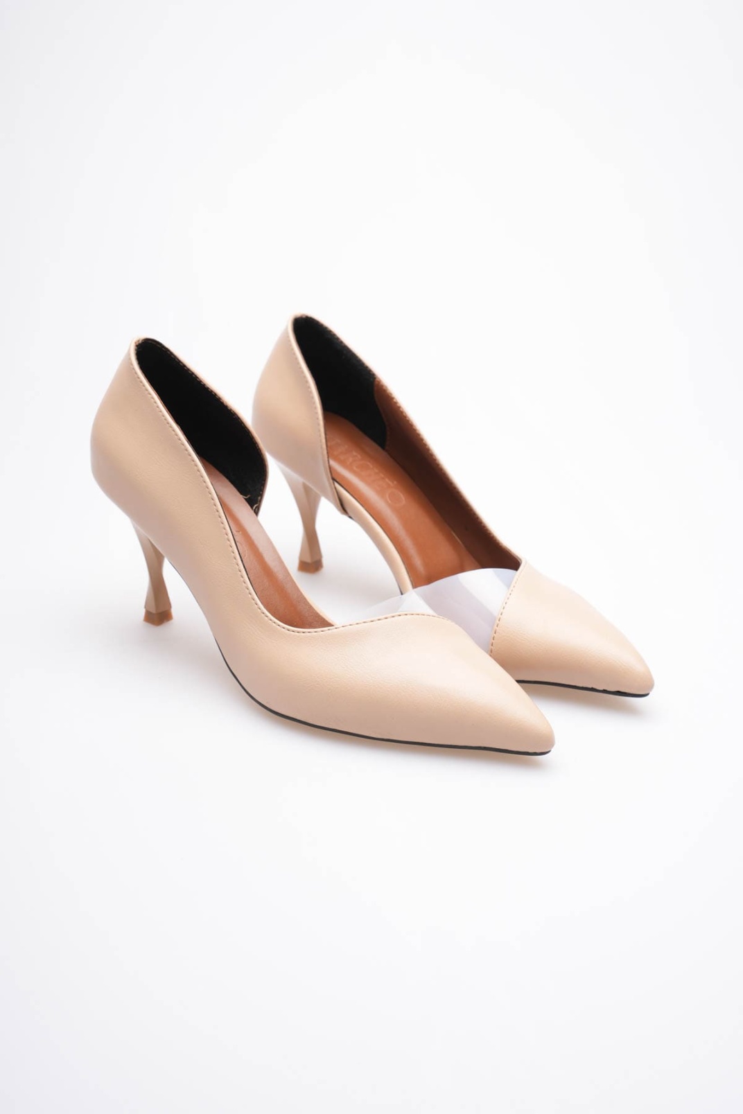 Carmen Kadın Bej Topuklu Ayakkabı