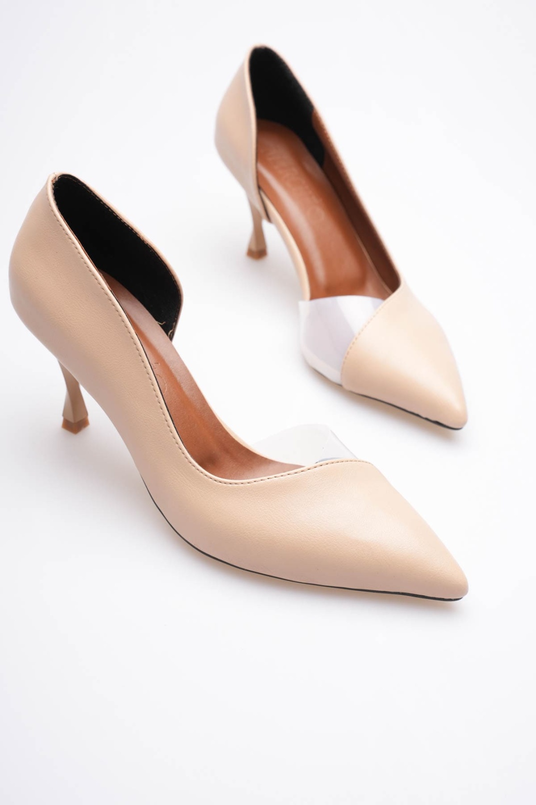 Carmen Kadın Bej Topuklu Ayakkabı