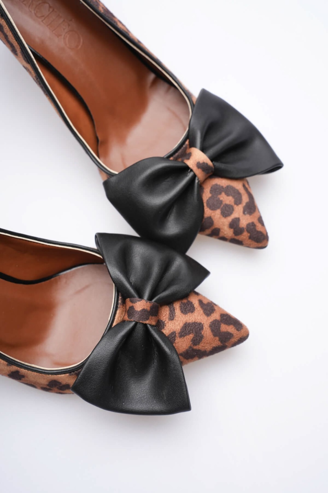 Meredith Kadın Leopar Süet Topuklu Ayakkabı