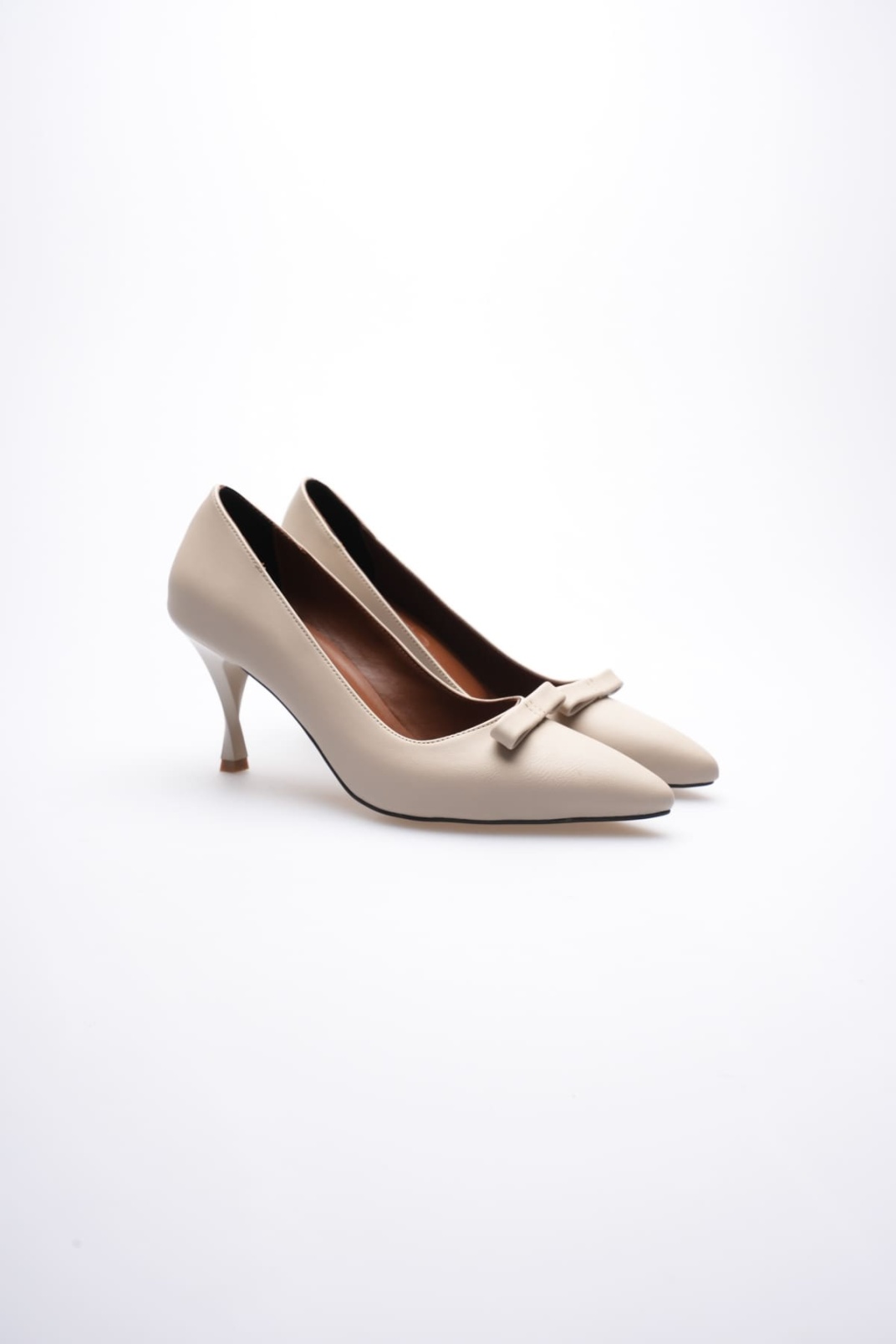 Maya Kadın Bej Topuklu Ayakkabı